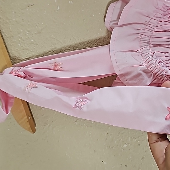 Emilia Collection handmade Maxi Pink Dress - Picture 5 of 6